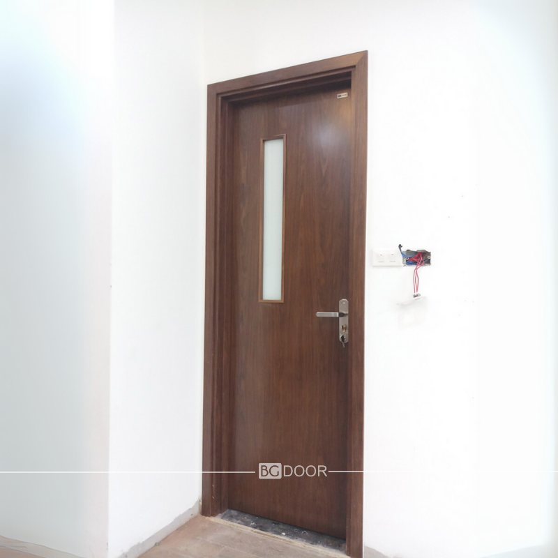 Cửa gỗ MDF Veneer óc chó