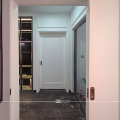 Cửa lùa MDF sơn Inchem phong cách tân cổ điển