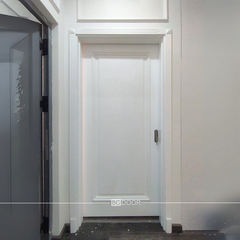 Cửa lùa MDF sơn Inchem phong cách tân cổ điển