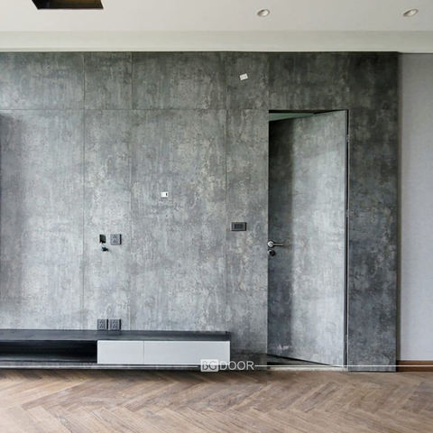 Cửa âm vách giấu khuôn Plywood Laminate LK4562A