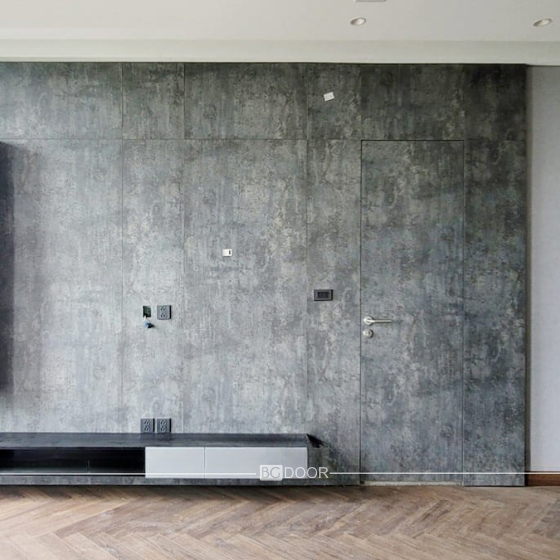 Cửa âm vách giấu khuôn Plywood Laminate LK4562A