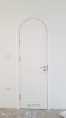 Cửa vòm MDF sơn Inchem huỳnh phào tân cổ