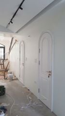 Cửa vòm MDF sơn Inchem huỳnh phào tân cổ