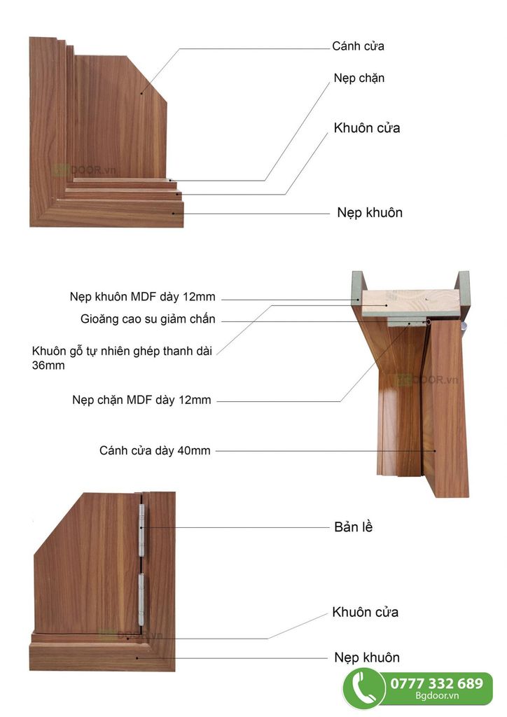 BGD-VH03 Cửa Veneer