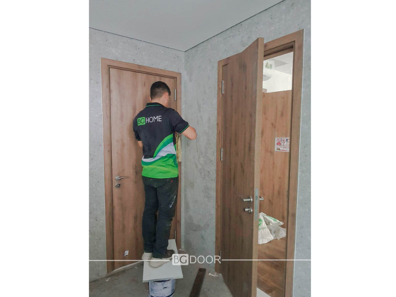 Cửa gỗ công nghiệp plywood Laminate LK4581A