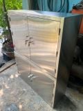  Tủ Locker Inox 304 - 4 Cánh Có Khóa, Bền Đẹp, Bảo Mật Cao 