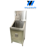  Chậu Rửa Tay Inox Cao Cấp Tích Hợp Lọc Nước Thô, Tiệt Trùng UV, Cảm Ứng, Gối Nhấn Điện - Mẫu 1 
