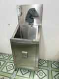  Chậu Rửa Tay Inox Cao Cấp Tích Hợp Lọc Nước Thô, Tiệt Trùng UV, Cảm Ứng, Gối Nhấn Điện - Mẫu 1 
