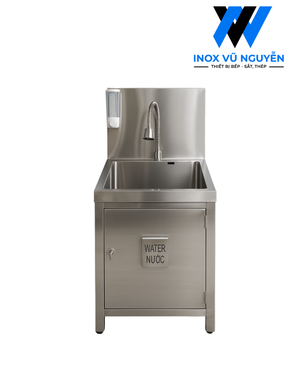  Chậu Rửa Tay Inox Cao Cấp Tích Hợp Lọc Nước Thô, Tiệt Trùng UV, Cảm Ứng, Gối Nhấn Điện - Mẫu 2 