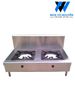  Bếp Hầm Đôi Công Nghiệp Inox | Bếp Hầm 2 Họng Cho Nhà Hàng 
