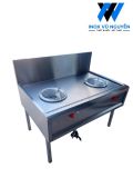 Bếp Khè Công Nghiệp 2 Họng inox 304 