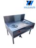  Bếp Khè Công Nghiệp 2 Họng inox 304 