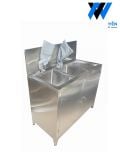  Bồn Rửa Ngâm Dụng Cụ Y Tế 2 Hộc Inox Tích Hợp Gối Nhấn Nước & Chắn Nước | Bàn Thao Tác 