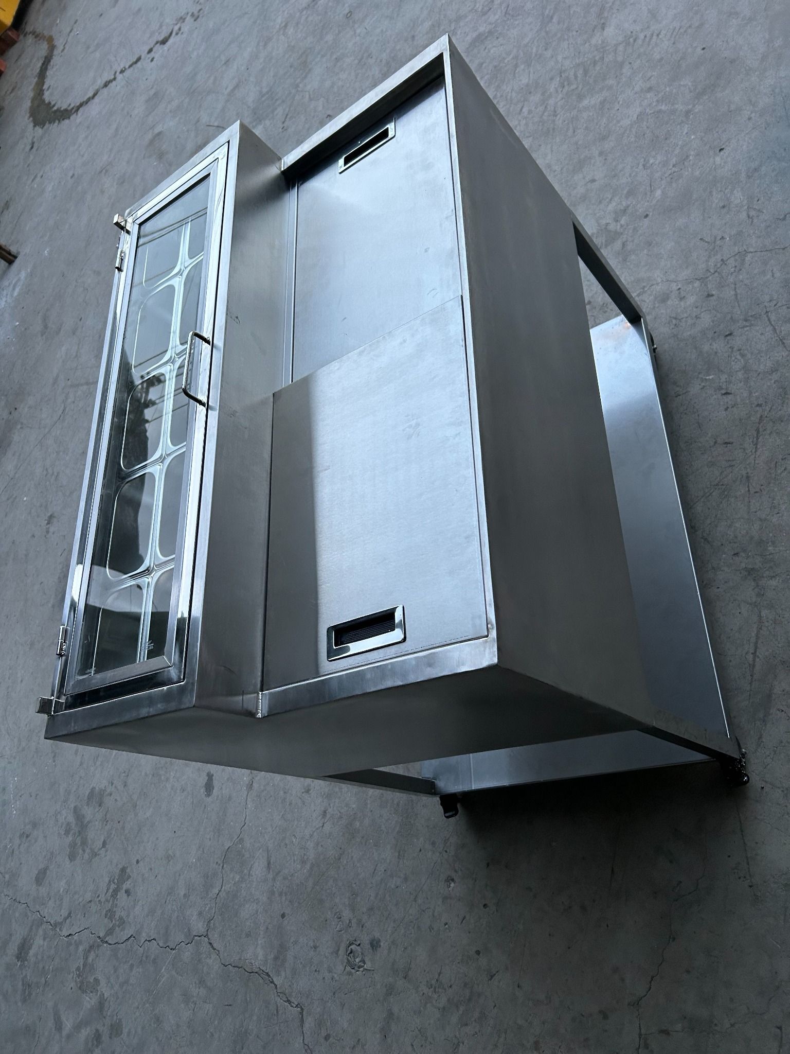  Quầy Giữ Lạnh Topping Trà Sữa Inox 10 Khay 1/9 | Quầy Pha Chế Có Thùng Đá | Thiết Bị Inox Quán Trà Sữa 