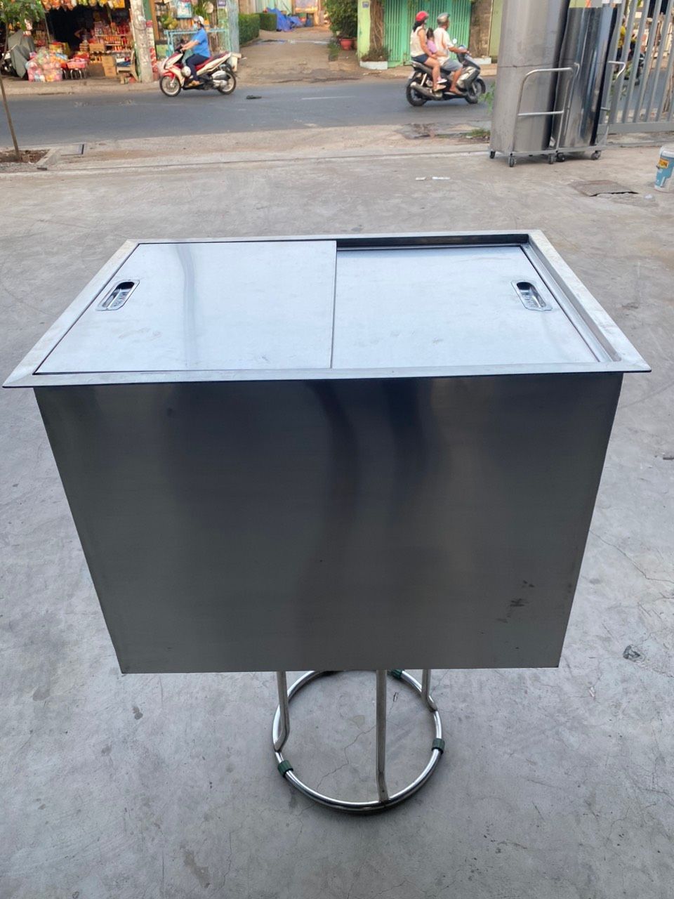  Thùng Đá Inox 3 Lớp Đặt Âm 