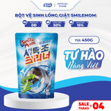  Bột tẩy lồng máy giặt Smile Mom 450G 