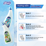  Nước tẩy Toilet Blue đậm đặc hương Lavender 620ml 