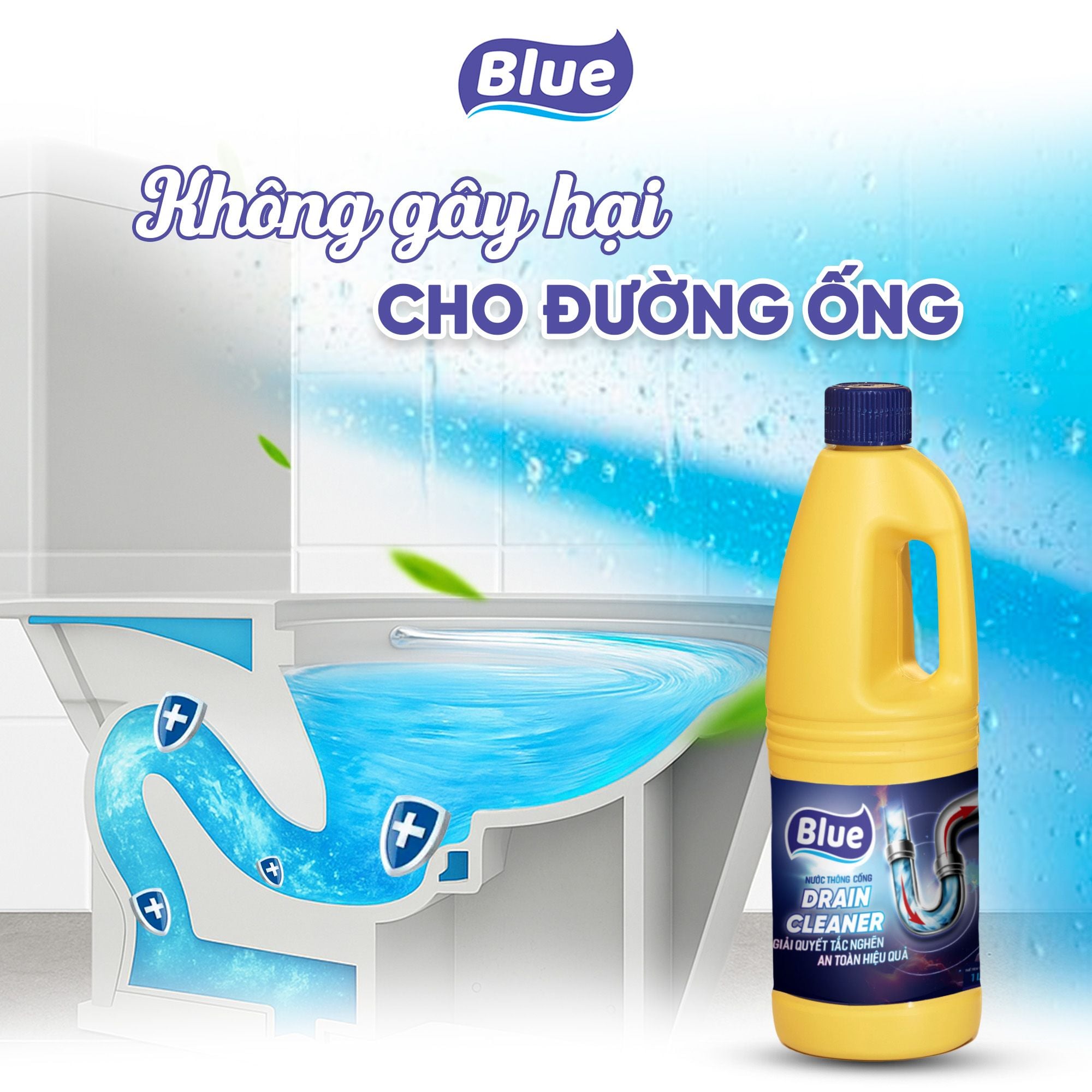  Nước thông cống Blue 1L 