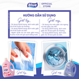  Nước Giặt xả Blue Đậm đặc Hương Thảo Mộc - Can 5L 