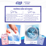  Nước Giặt xả Blue Đậm đặc Hương Thảo Mộc - Can 10L 