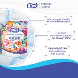  Nước giặt xả Blue đậm đặc Tinh dầu Hoa nhiệt đới 3,6L 