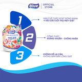 Nước giặt xả Blue đậm đặc Tinh dầu Hoa nhiệt đới 3,6L 
