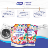  Nước giặt xả Blue đậm đặc Tinh dầu Hoa nhiệt đới 3,6L 
