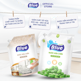  Nước rửa chén Blue chiết xuất đậu xanh túi 2.1L 