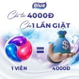  Viên Giặt xả Blue Phấn Hồng - Túi 10.5g x 30 viên 