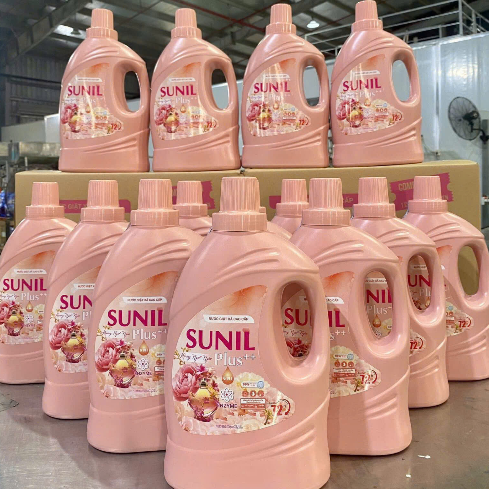 NƯỚC GIẶT XẢ CAO CẤP SUNIL Plus++ – HƯƠNG NGỌT NGÀO – KLAB