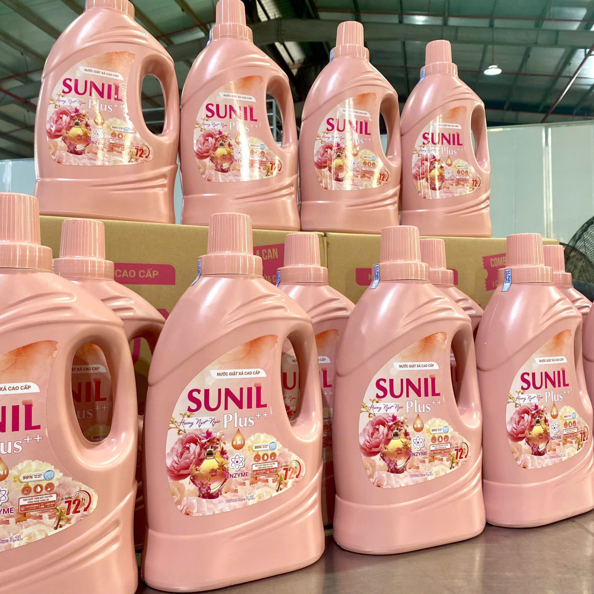 NƯỚC GIẶT XẢ CAO CẤP SUNIL Plus++ – HƯƠNG NGỌT NGÀO – KLAB