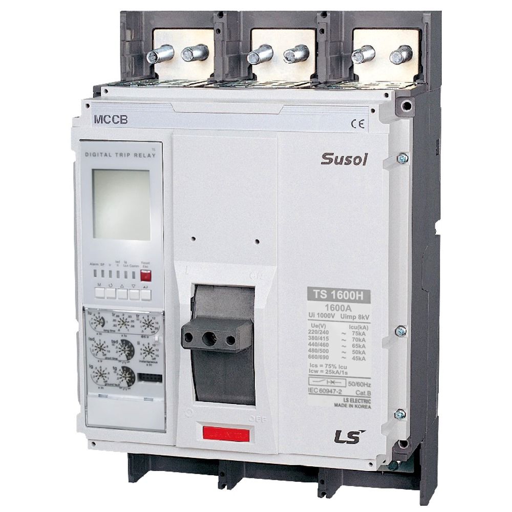  Cầu dao điện MCCB (APTOMAT) loại khối 3 Pha - Mã TS600H 3P 
