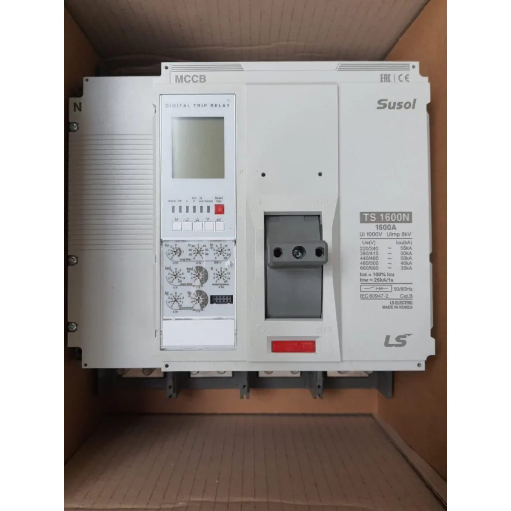  Cầu dao điện MCCB (APTOMAT) loại khối 4 Pha - Mã TS1000H 4P 