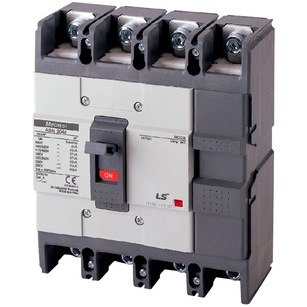  Cầu dao điện MCCB (APTOMAT) loại khối 4 Pha - ABN204c 