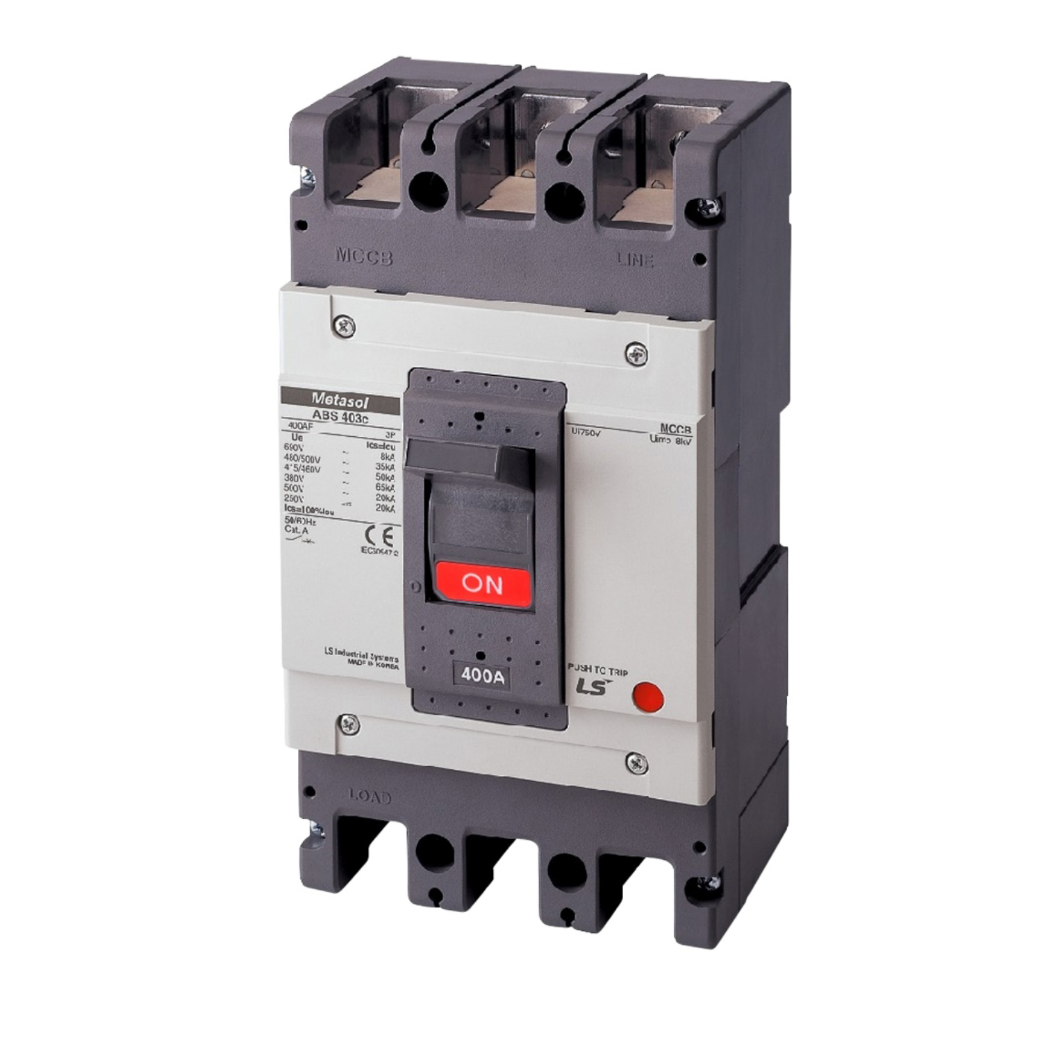  Cầu dao điện MCCB (APTOMAT) loại khối 3 Pha - Mã ABS403c 