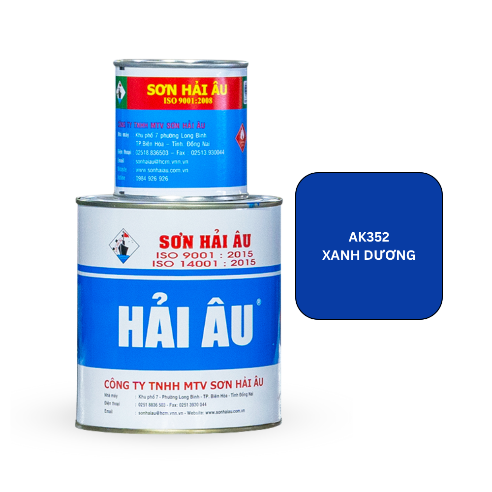  Sơn Dầu Hải Âu AK352 Xanh Dương 5L 