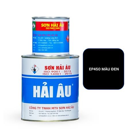  Sơn Phủ Hải Âu EP450 Màu Đen 5L 