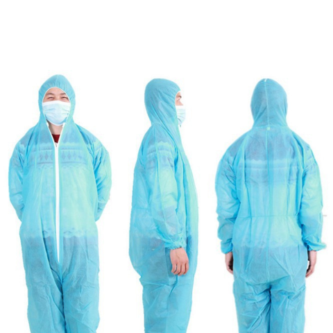  Quần Áo Phòng Sạch Dùng Một Lần Cỡ XL Xanh 
