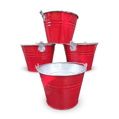  Xô Thép Chữa Cháy 10L Đỏ 