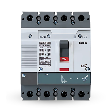  MCCB 4 Pha loại khối chỉnh dòng (0.7,0.85,1.0)xln max LS 