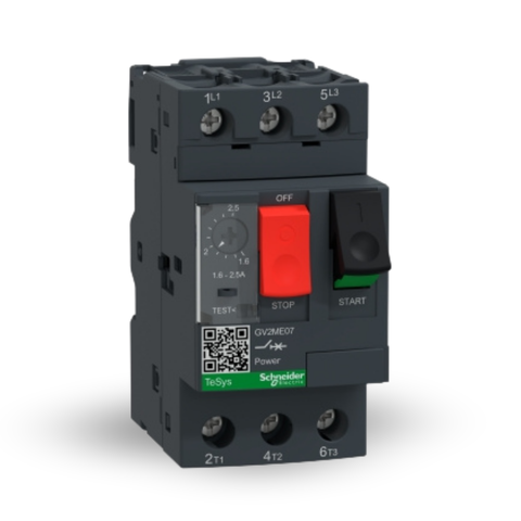  Cầu Dao Nhiệt Schneide GV2ME07 1,6A-2,5A 