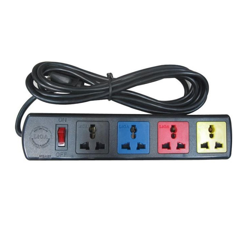  Ổ Cắm Điện Lioa 4D-4D33N 3 Chấu 