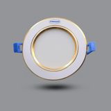  Đèn Paragon LED downlight âm trần có viền Vàng (điều khiển 3 màu) 