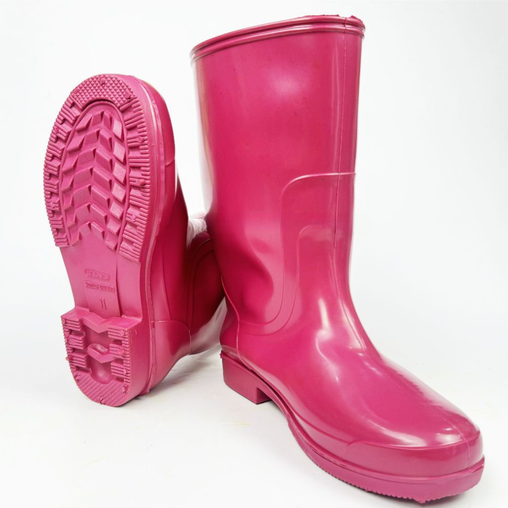 Ủng Nhựa TGP Size 11 Hồng Đậm 