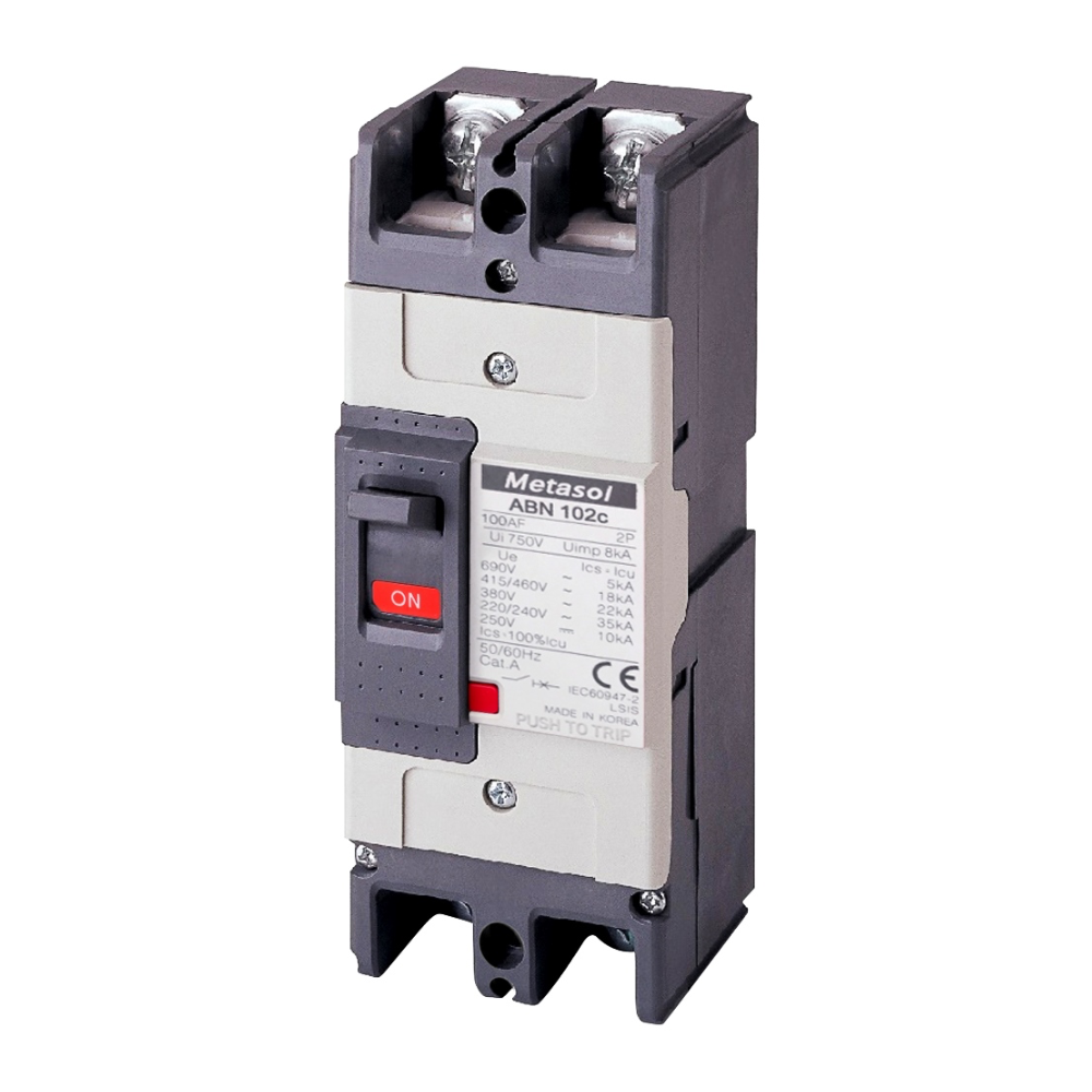  Cầu dao điện LS MCCB (APTOMAT) loại khối 2 Pha - Mã ABN102c 