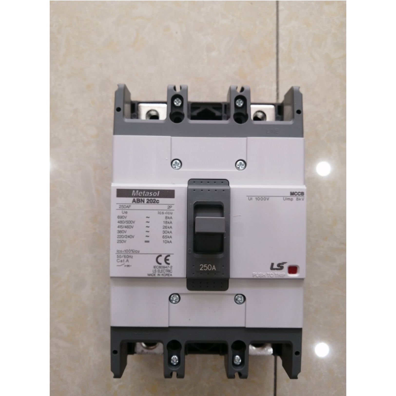  Cầu dao điện LS MCCB (APTOMAT) loại khối 2 Pha - ABN202c 