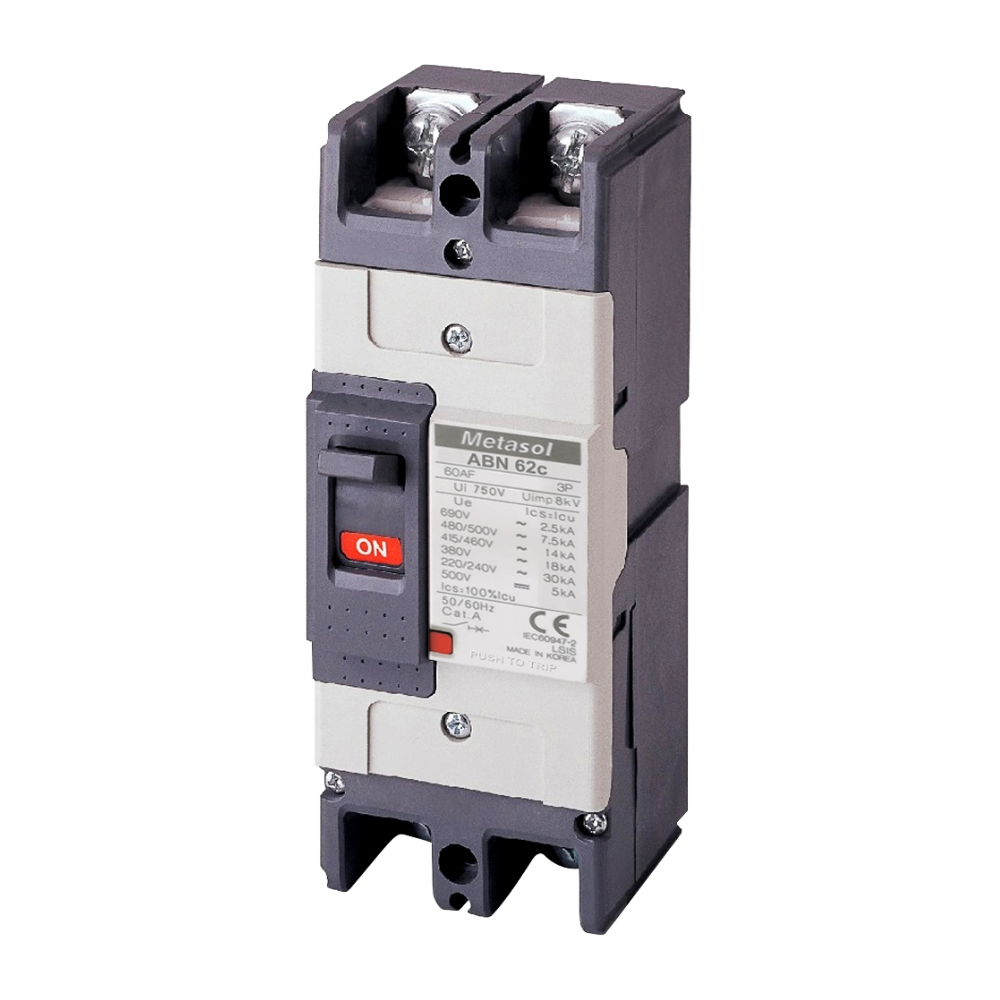  Cầu dao điện LS MCCB (APTOMAT) loại khối 2 Pha - Mã ABN62c 