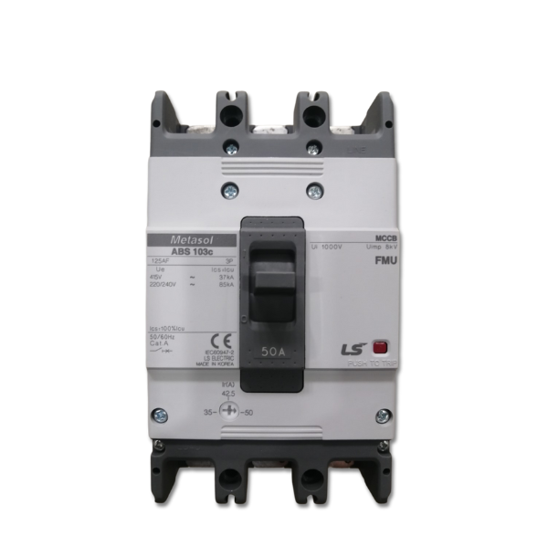  MCCB 3 Pha loại khối chỉnh dòng (0.7-0.85-1.0) x ln max LS 