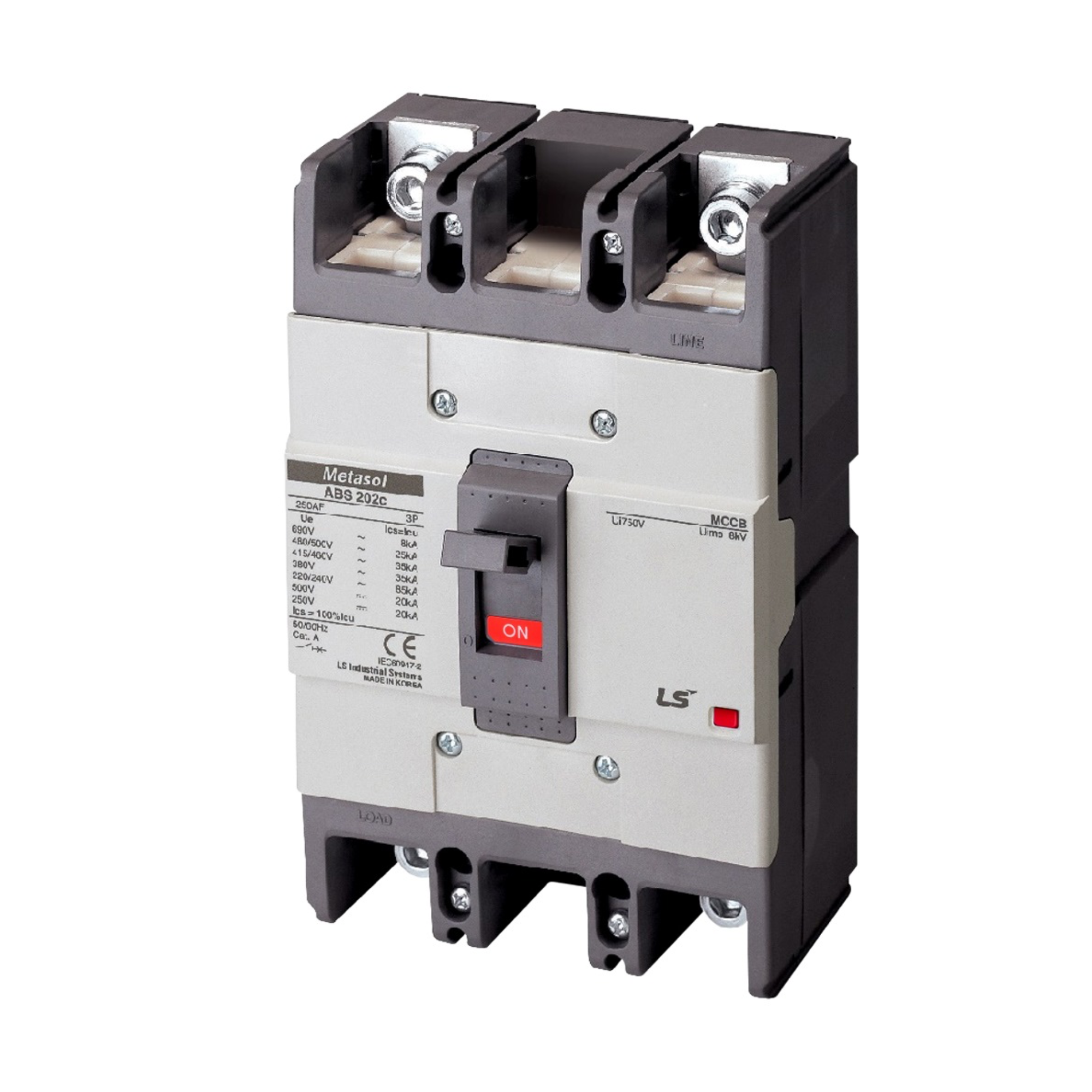  Cầu dao điện LS MCCB (APTOMAT) loại khối 2 Pha - ABS202c 