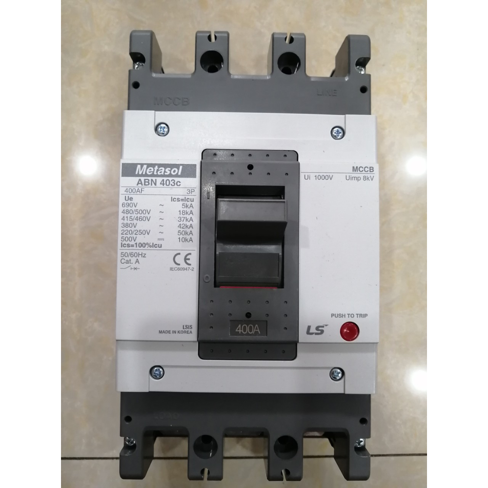  Cầu dao điện MCCB (APTOMAT) loại khối 3 Pha-Mã ABN403c 
